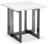 Стол журнальный Stool Group Нэйтан EET-0106-GM сталь темный хром 61x61