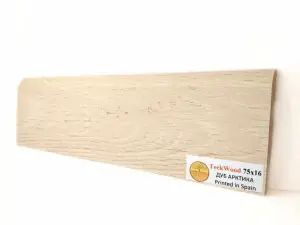 Плинтус МДФ TeckWood цветной Дуб Арктика (Arctic Oak) 2150х75х16