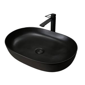 Раковина Gid Lago 53355 Bm1348 60 см, черная матовая