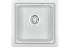 Мойка кухонная Granula Kitchen Space 4501U+0010 со смесителем, арктик фото 2