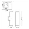 Настенный светильник Odeon Light Hightech Dario 4245/2WB фото 3