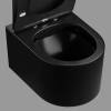 Унитаз подвесной Cerutti Spa TANARO Aria MB CT9238,матовый черный фото 3