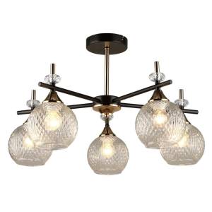 Потолочная люстра IMEX Md.4892 MD.4892-5-S COFFEE+FGD