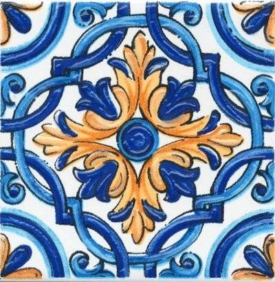 Вставка Kerama Marazzi Капри STG/A490/1146H майолика 9.8x9.8