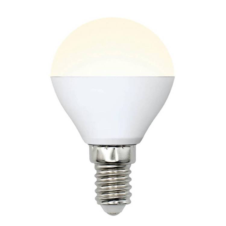 Лампа светодиодная Uniel Multibright LED-G45-6W/WW/E14/FR/MB PLM11WH