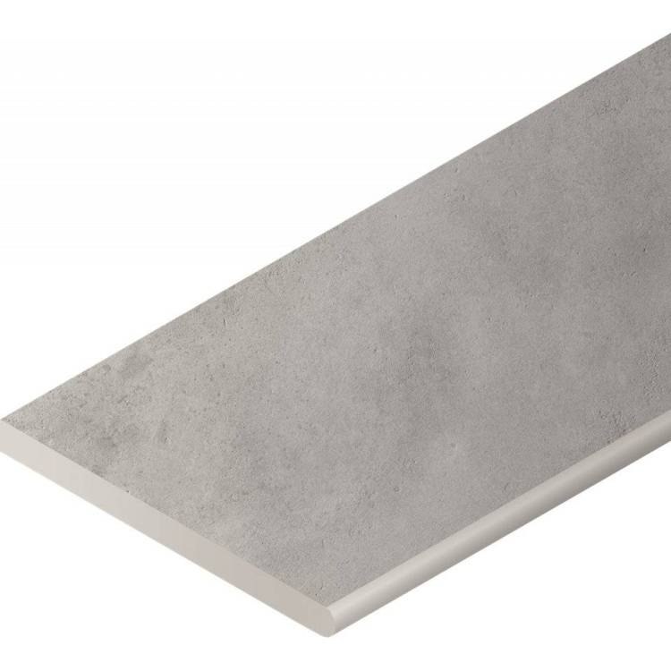 Бордюр Italon Миллениум X2 620090000739 Бортик Сильвер Закругленный Правый 30x60