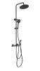 Душевая стойка Wonzon & Woghand WW-B3097-A-BGG с термостатом, темный графит