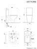 Унитаз-компакт Cerutti Spa Vettore 7192 безободковый, с микролифтом фото 4