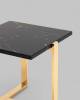 Стол журнальный Stool Group Тоби EET-5004-TG сталь золото 61x61 фото 4