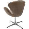Кресло Bradex Home Swan Style Chair FR 0656 латте/искусственная замша фото 4