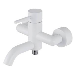 Смеситель для ванны Remer X-Style X05BO белый матовый