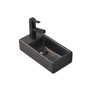 Раковина Gid Suspendido 62201R Bm9270R 40 см, черная матовая