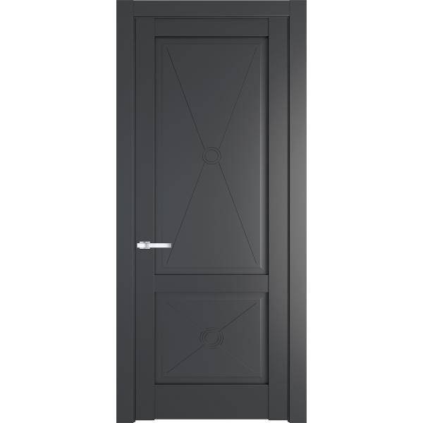 Межкомнатная дверь Profil Doors 1.2.1 PM полотно Графит 600x2000