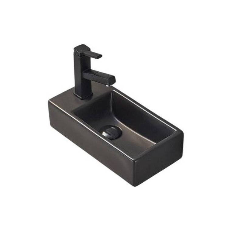 Раковина Gid Suspendido 62201R Bm9270R 40 см, черная матовая