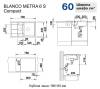 Мойка кухонная Blanco Metra 6 S Compact 525925 черный фото 6