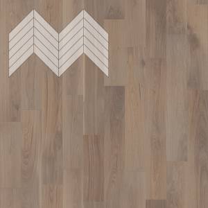 Паркетная доска Lab Arte Chevron Pro Французская Елка Дуб Натур Беж лак 510-600x90x14