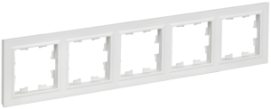 Рамка 5-постовая IEK Brite BR-M52-K91 арктический белый
