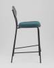 Стул полубарный Stool Group Casey B2171-H65 K-17+M8532 MAB1-10 темно-бирюзовый с серой экокожей фото 4
