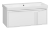 Тумба с раковиной Brevita Карго УТ000024160 белая, 80 см фото 7