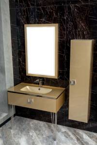 Шкаф-пенал Armadi Art Lucido 772-Light Gold светлое золото
