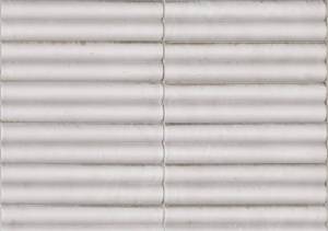 Керамогранит Marazzi Italy Lume MP97 White 3D Swing Lux Struttura 6x24