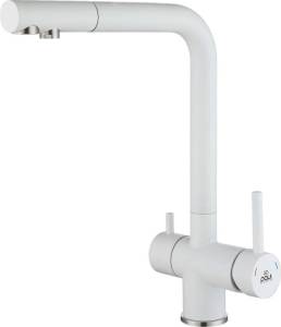 Смеситель для кухни Paulmark Skalen Sk213020-WH белый матовый