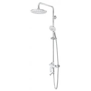 Душевая стойка Grocenberg GB7009WC белый, хром