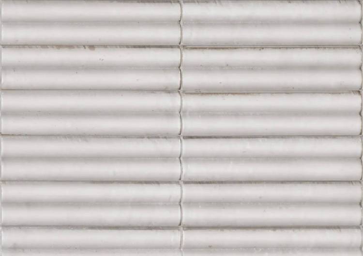 Керамогранит Marazzi Italy Lume MP97 White 3D Swing Lux Struttura 6x24