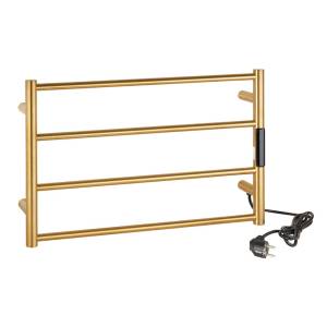 Полотенцесушитель электрический Bemeta 704153085 золото матовое, 56х37 см