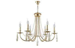 Люстра Crystal Lux Victoria Sp6 Gold/Amber