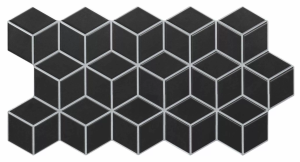 Керамогранит Realonda Ceramica Rhombus RLD000030 Black 51x26.5