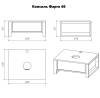 Консоль подвесная Grossman Фарго 106012 с 1-м ящиком, дуб галифакс фото 5