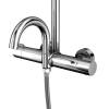 Душевая стойка Elghansa Radiant 6747157-2X с термостатом, хром фото 3