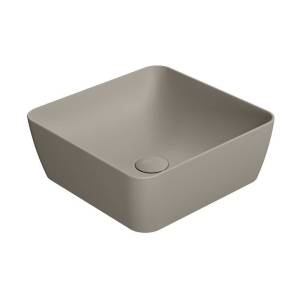 Раковина GSI Nubes 903805 38 см, серо-бежевая матовая