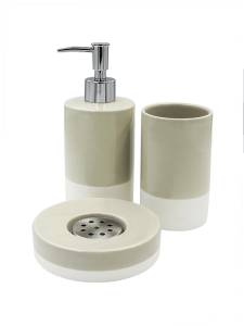 Набор аксессуаров для ванной Bath Plus Doppio W-CE1685AA-SET3 белый