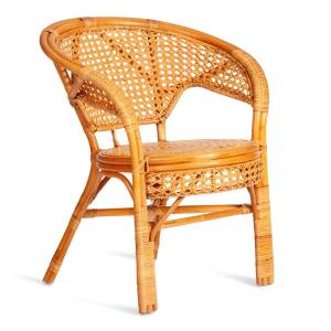 Кресло Tetchair Pelangi 02/15B 12847 мед, ротанг, без подушки