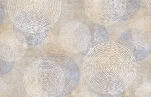 3D Фотообои Artegrafico «Фантазия с золотыми кругами в нежных тонах» ID-007 канвас