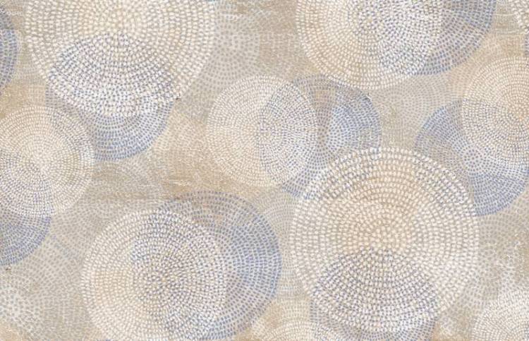 3D Фотообои Artegrafico «Фантазия с золотыми кругами в нежных тонах» ID-007 канвас