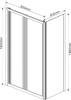 Душевой уголок Vincea Garda VSR-1G8080CH 80x80 см, профиль хром, стекло шиншилла фото 8