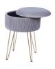 Пуф Stool Group Астор 23A1696VD-8167-54 серый фото 4