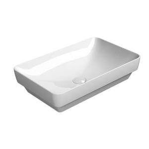 Раковина GSI Pura 883711 60 см, белая глянцевая