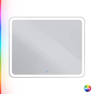 Зеркало Cezares Multicolore CZR-SPC-MC-1000-800-RGB-TCH со встроенной RGB подсветкой и сенсорным выключателем, 12V, 100x80