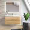 Тумба с раковиной BelBagno Albano 80 подвесная, rovere rustico фото 2