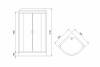 Душевая кабина Royal Bath HK RB90HK5-BT-CH с низким поддоном фото 4