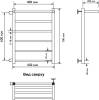 Полотенцесушитель водяной Indigo Line LLSHSW70-40BRL-б/п-60 фото 4