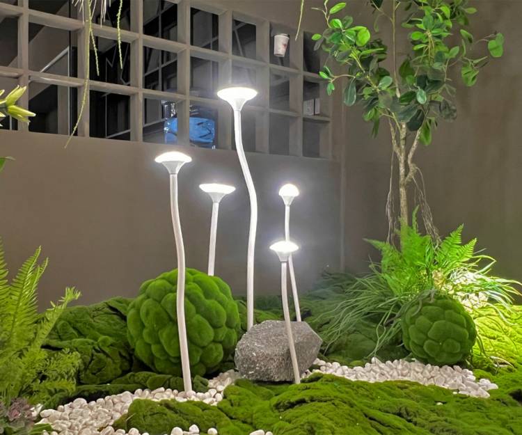 Грунтовый светодиодный светильник Kink Light Пайк 09500B-5,01