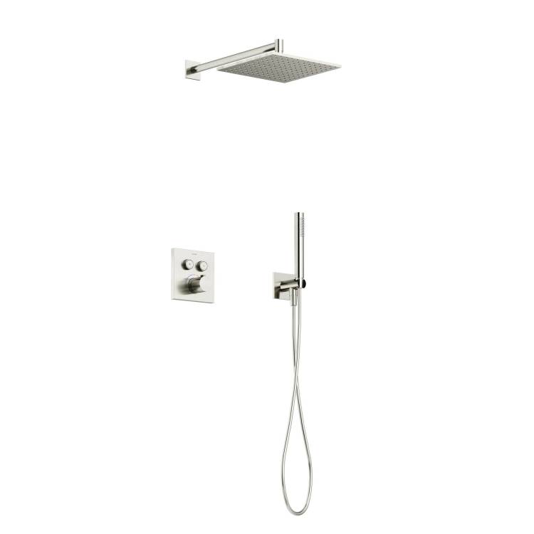 Душевой комплект Sancos Linn SC9022BN никель брашированный, с термостатом, с внутренней частью