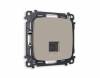 Комплект механизма компьютерной розетки Ambrella Volt Omega MO372010