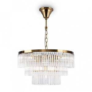 Подвесная люстра Maytoni Colonne MOD093PL-09BS Латунь