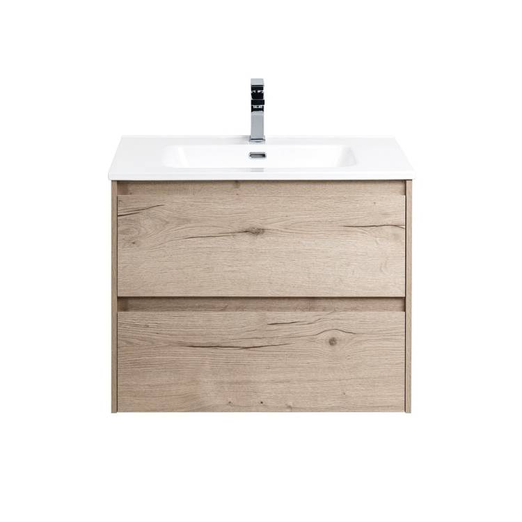 Тумба с раковиной BelBagno Kraft 60 rovere galifax bianco